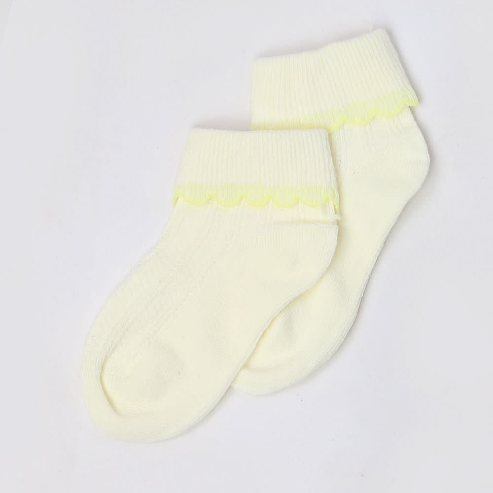Girls Fancy Socks - Yellow, Kids, Girls Socks, Chase Value, Chase Value