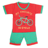Boys Half Sleeves Suit - Red, Kids, New Born Boys Sets And Suits, Chase Value, Chase Value