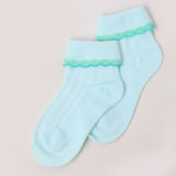 Girls Fancy Socks - Cyan, Kids, Girls Socks, Chase Value, Chase Value
