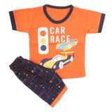 Boys Half Sleeves Suit - Orange, Kids, NB Boys Sets And Suits, Chase Value, Chase Value