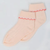 Girls Fancy Socks - Peach, Kids, Girls Socks, Chase Value, Chase Value