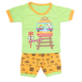 Boys Half Sleeves Suit - Green, Kids, New Born Boys Sets And Suits, Chase Value, Chase Value