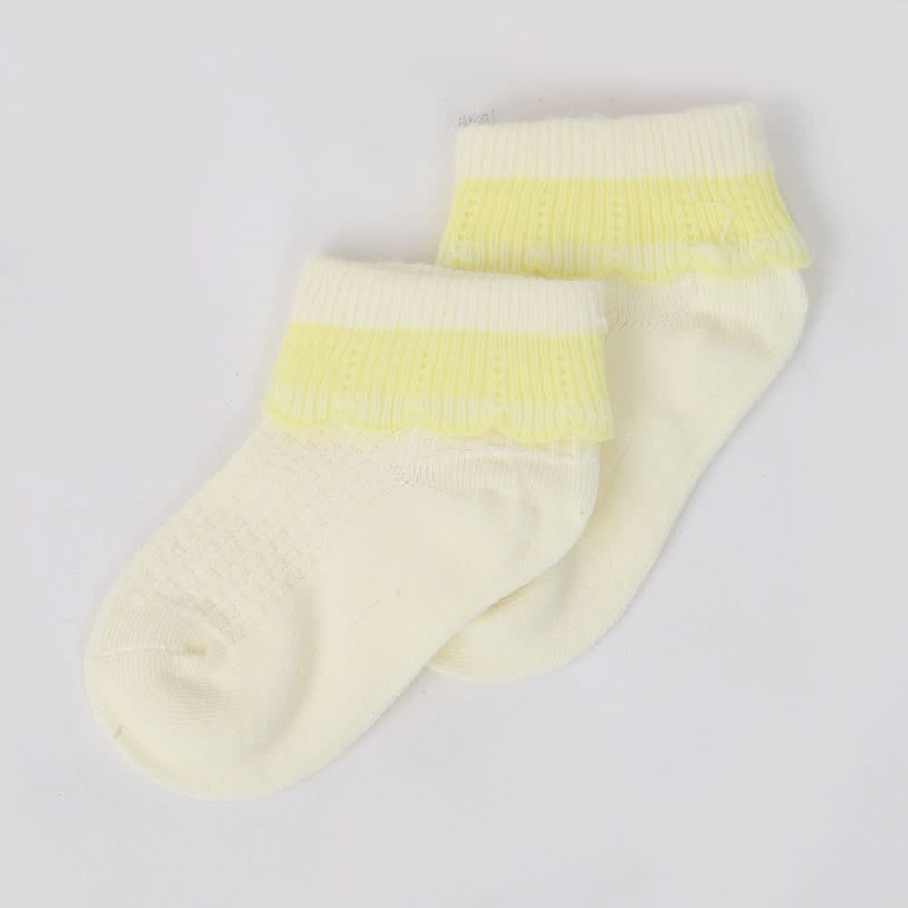 Girls Fancy Socks - Yellow, Kids, Girls Socks, Chase Value, Chase Value