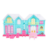Frozen Doll Villa Set 6 Pcs - Cyan - test-store-for-chase-value
