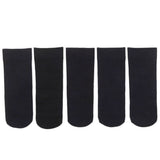 Women's Socks 5 Pcs - Black, Women, Socks Stocking And Gloves, Chase Value, Chase Value