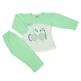 Girls Full Sleeves Suit - Light Green, Girls Suits, Chase Value, Chase Value