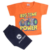 Newborns Boys Half Sleeves Suits - Orange, Kids, New Born Boys Sets And Suits, Chase Value, Chase Value