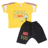 Newborn Boys Half Sleeves Suit - Yellow, Kids, Newborn Boys Sets And Suits, Chase Value, Chase Value
