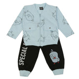 Boys Full Sleeves 3Pcs Suit - Light Blue, Boys Sets & Suits, Chase Value, Chase Value