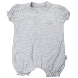 Newborn Girls Half Sleeves Romper - Grey, Kids, Newborn Girls Rompers, Chase Value, Chase Value