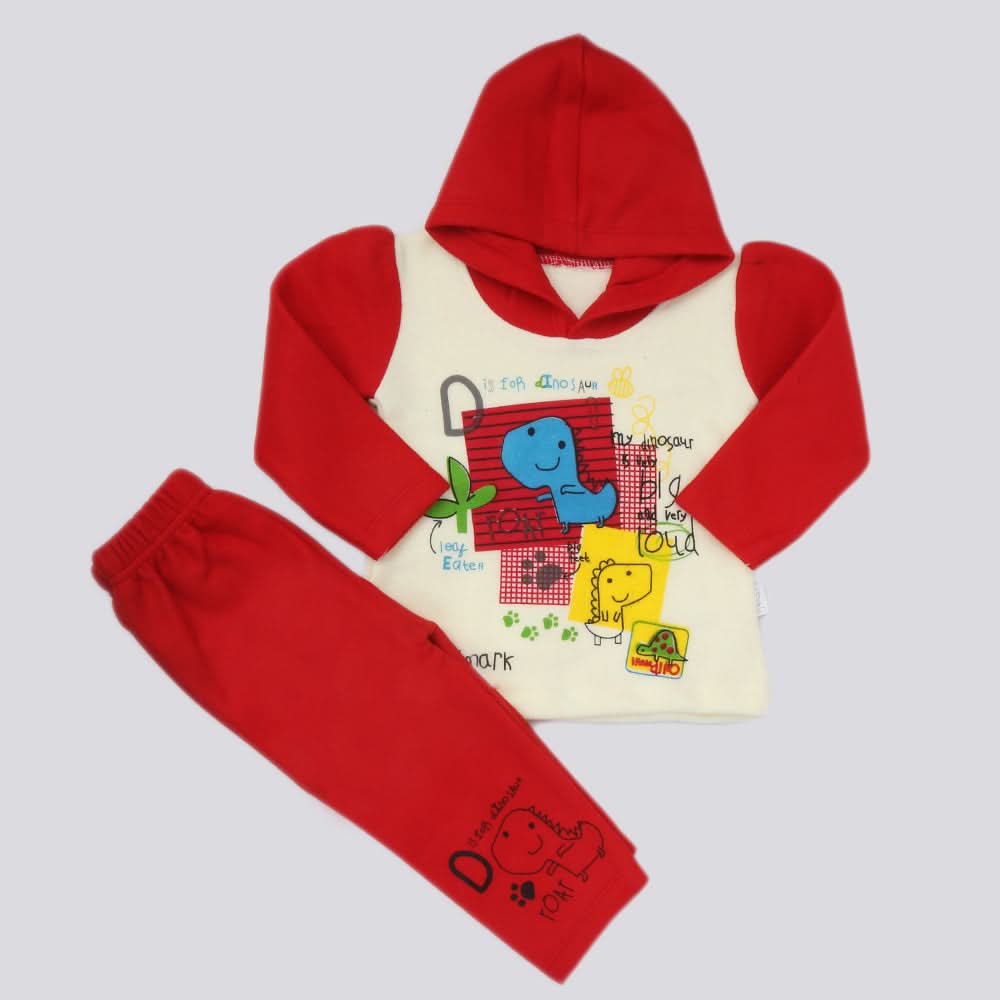 Girls Full Sleeves Polar Suit - Red, Kids, Girls Sets And Suits, Chase Value, Chase Value
