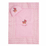 Newborn Sleeping Bag 7 Pcs Set Embroidered - Pink, Kids, Sleeping Bags, Chase Value, Chase Value