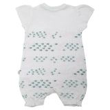 Newborn Girls Half Sleeves Romper - Cyan, Kids, Newborn Girls Rompers, Chase Value, Chase Value