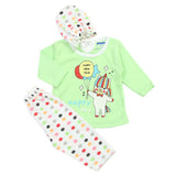 Newborn Boys Full Sleeves Suit - Green, Newborn Boys Sets & Suits, Chase Value, Chase Value