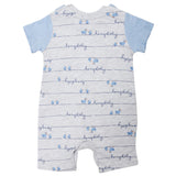 Newborn Boys Half Sleeves Romper 2240 B5-B9 - Blue, Kids, Newborn Boys Rompers, Chase Value, Chase Value