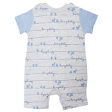 Newborn Boys Half Sleeves Romper 2240 B5-B9 - Blue, Kids, Newborn Boys Rompers, Chase Value, Chase Value
