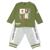 Boys 3Pcs Full Sleeves Suit - Green, Boys Sets & Suits, Chase Value, Chase Value