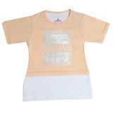 Eminent Girls Printed T-Shirt - Peach, Kids, Girls T-Shirts, Eminent, Chase Value