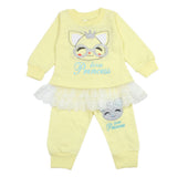 Newborn Girls Pajama Suit - Lemon, Newborn Girls Sets & Suits, Chase Value, Chase Value