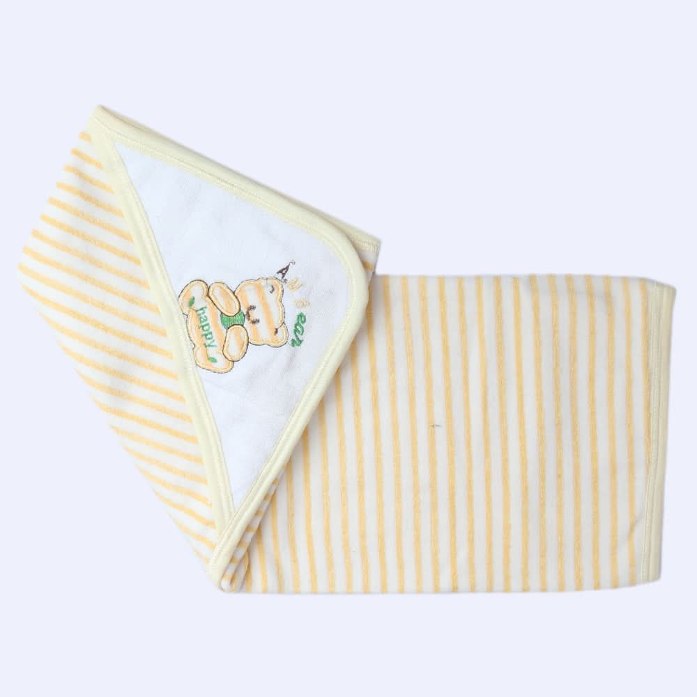 Newborn Baby Bath Towel - Yellow, Kids, Bath Accessories, Chase Value, Chase Value