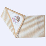 Newborn Baby Bath Towel - Light Brown, Kids, Bath Accessories, Chase Value, Chase Value