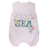 Newborn Girls Half Sleeves Romper - Light Pink, Kids, Newborn Girls Rompers, Chase Value, Chase Value