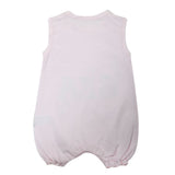 Newborn Girls Half Sleeves Romper - Light Pink, Kids, Newborn Girls Rompers, Chase Value, Chase Value