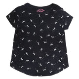 Girls Half Sleeves T-Shirts - Black, Kids, Girls T-Shirts, Chase Value, Chase Value