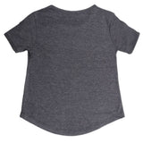 Girls Half Sleeves T-Shirt - Charcol, Kids, Girls T-Shirts, Chase Value, Chase Value