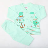 Newborn Boys Full Sleeves Suit - Cyan, Kids, NB Boys Sets And Suits, Chase Value, Chase Value