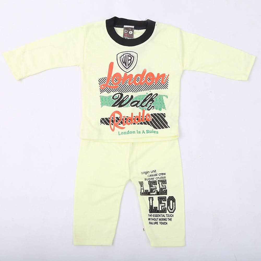 Newborn Boys Full Sleeves Suit - Yellow, Kids, NB Boys Sets And Suits, Chase Value, Chase Value