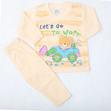 Newborn Boys Full Sleeves Suit - Peach, Kids, NB Boys Sets And Suits, Chase Value, Chase Value