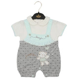 Newborn Girls Romper - Light Grey, Newborn Girls Rompers, Chase Value, Chase Value