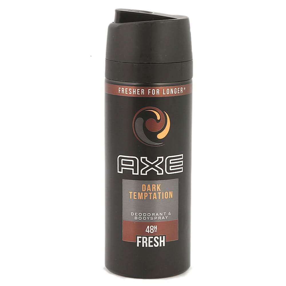 Axe Dark Temptation Body Spray for Men 150ml, Beauty & Personal Care, Men Body Spray And Mist, Chase Value, Chase Value