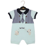Newborn Boys Romper - Cyan, Newborn Boys Rompers, Chase Value, Chase Value
