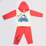 Boys Full Sleeves Polar Suit 8852 - Pink, Kids, Boys Sets And Suits, Chase Value, Chase Value