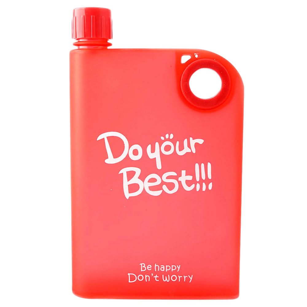 Notebook Water Bottle 380ml - Red, Home & Lifestyle, Glassware & Drinkware, Chase Value, Chase Value