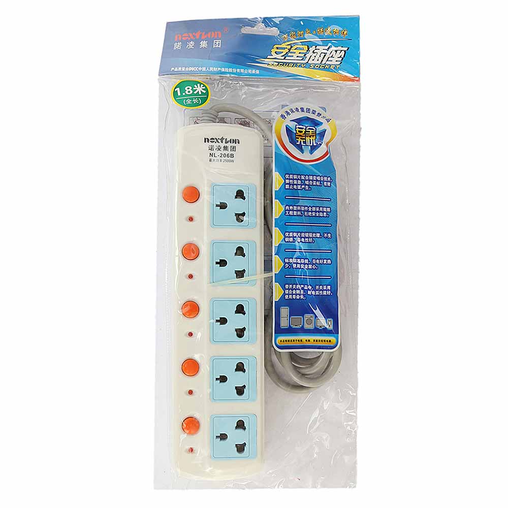 Extension Board (NL-206B) - White, Home & Lifestyle, Extension Board, Chase Value, Chase Value