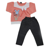 Girls Tights Suit - Peach, Kids, Girls Sets And Suits, Chase Value, Chase Value