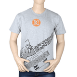 Men's Half sleeves Printed Round Neck T-Shirt - Grey, Men, T-Shirts And Polos, Chase Value, Chase Value