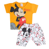 Newborn Boys Half Sleeves Suit - Mustard, Kids, New Born Boys Sets And Suits, Chase Value, Chase Value