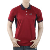 Men's Half Sleeves Polo T-Shirt - Maroon, Men, T-Shirts And Polos, Chase Value, Chase Value