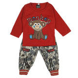Newborn Boys Full Sleeves Suit - Red, Newborn Boys Sets & Suits, Chase Value, Chase Value