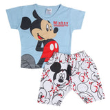 Newborn Boys Half Sleeves Suit - Light Blue, Kids, New Born Boys Sets And Suits, Chase Value, Chase Value