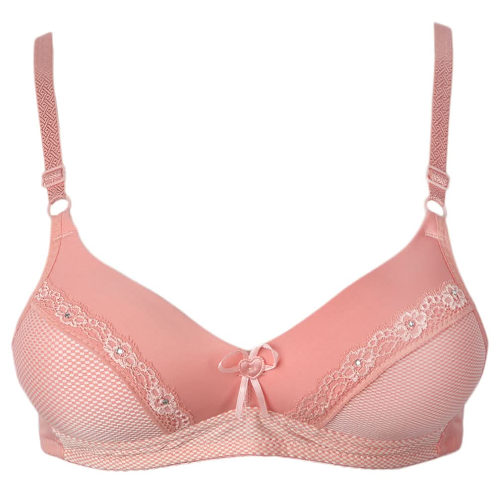 Women's Foam Bra - Peach, Women, Bras, Chase Value, Chase Value