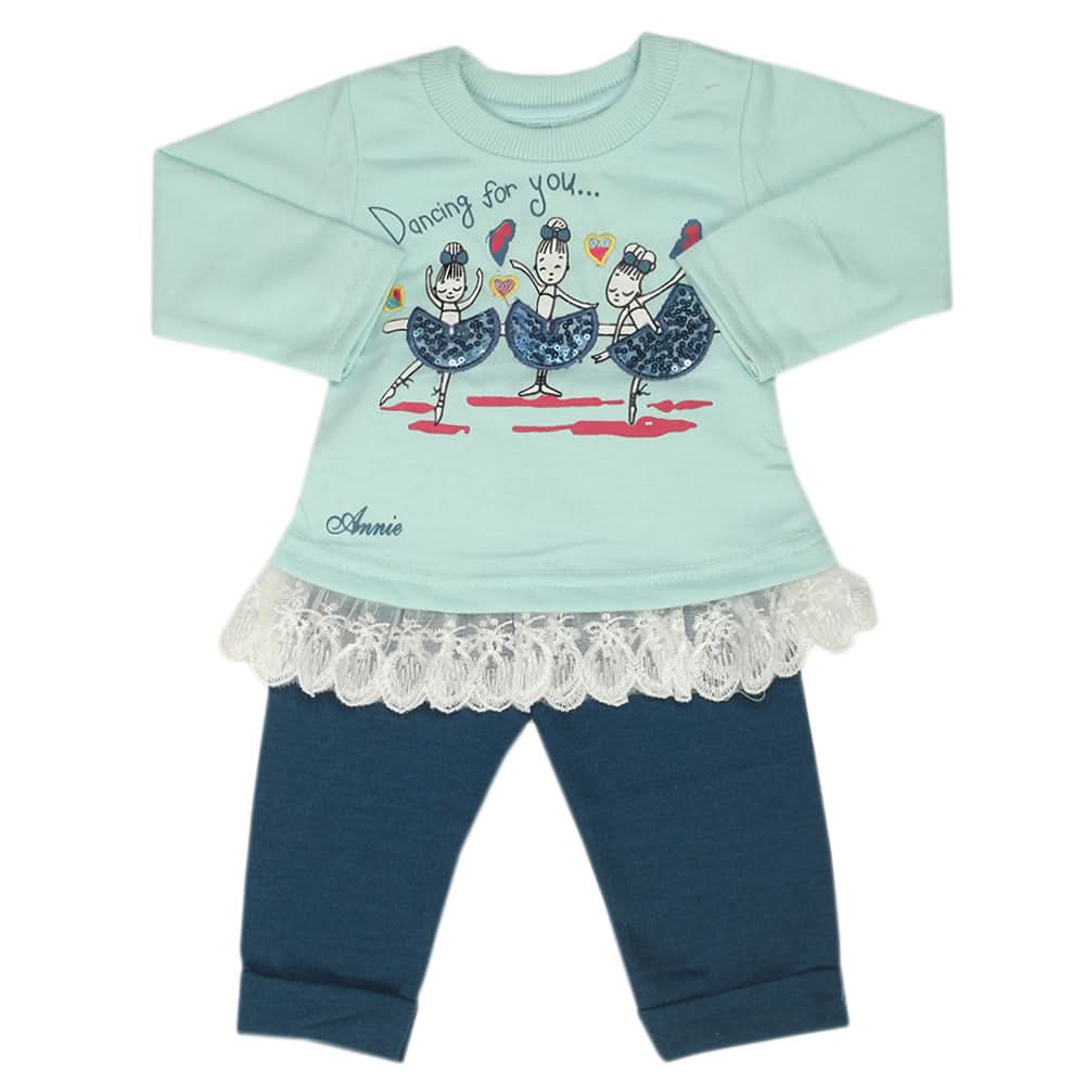 Newborn Girls Pajama Suit - Light Blue, Newborn Girls Sets & Suits, Chase Value, Chase Value