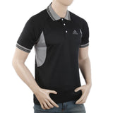 Men's Half Sleeves Polo T-Shirt - Black, Men, T-Shirts And Polos, Chase Value, Chase Value
