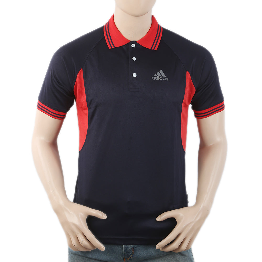 Men's Half Sleeves Polo T-Shirt - Navy Blue, Men, T-Shirts And Polos, Chase Value, Chase Value