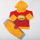 Newborn Boys Full Sleeves Hooded Suit - Red, Kids, NB Boys Sets And Suits, Chase Value, Chase Value