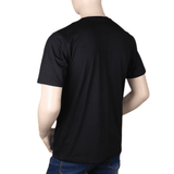 Men's Half sleeves Printed Round Neck T-Shirt - Black, Men, T-Shirts And Polos, Chase Value, Chase Value